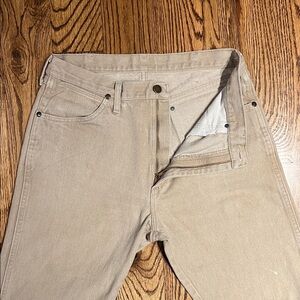Wrangler Tan 13MWZ Cowboy Cut Jeans 33x34